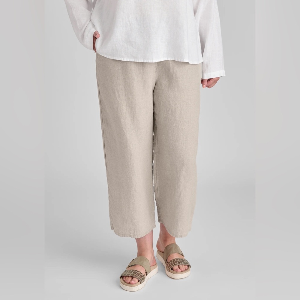 Flax 100% linen-Pull on pant Size small